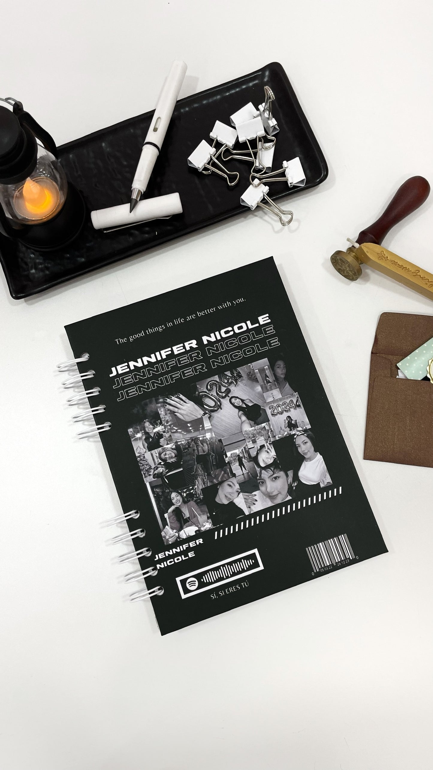 Cuaderno Personalizado Estilo Portada Musical