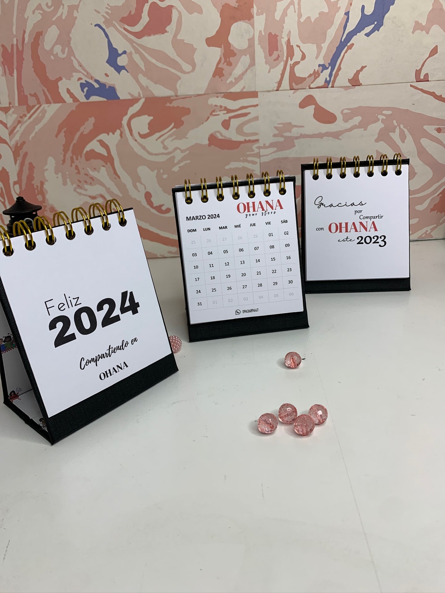 Mini Calendario de Escritorio – Esencia