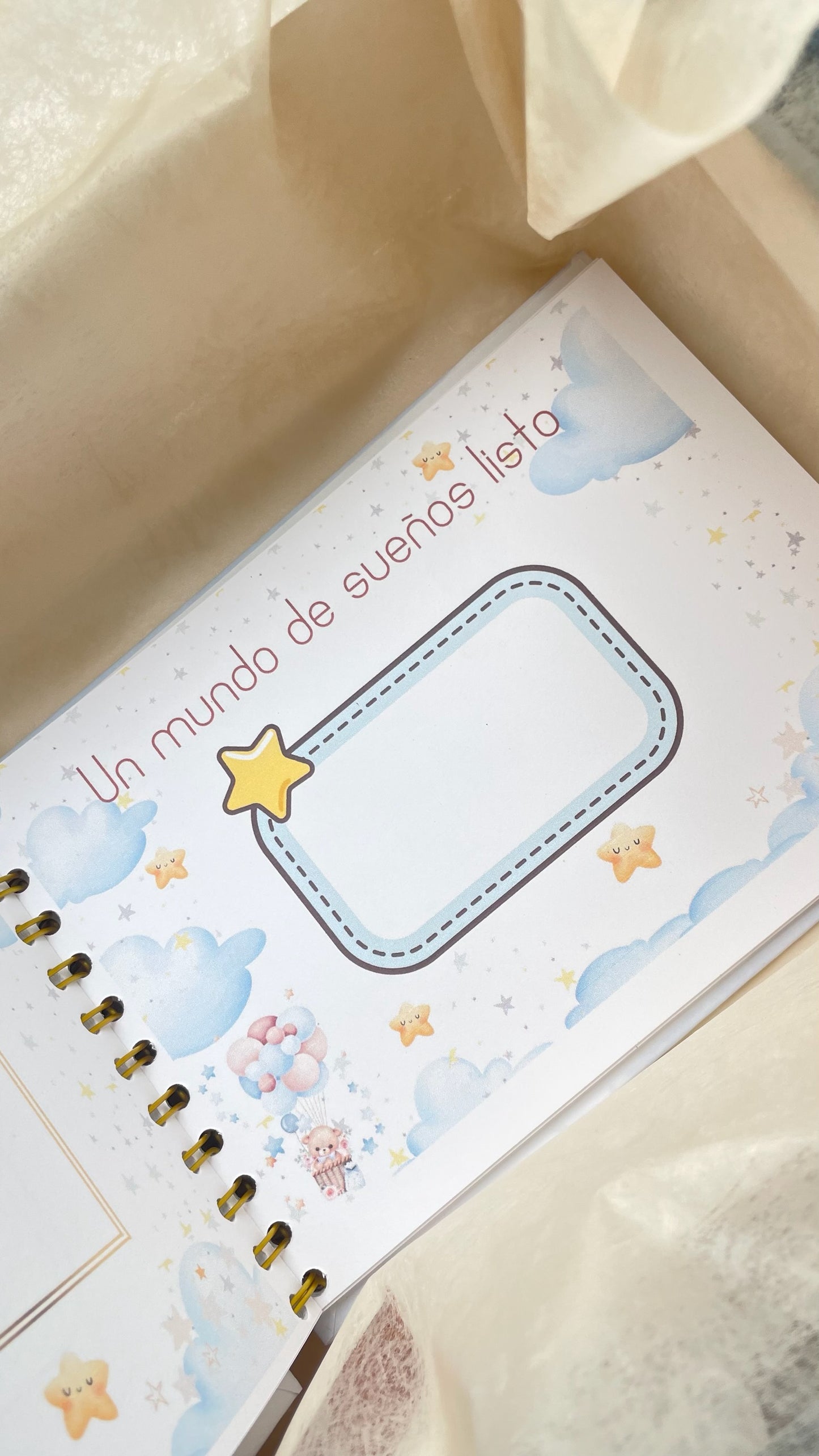 Álbum de bebé personalizado