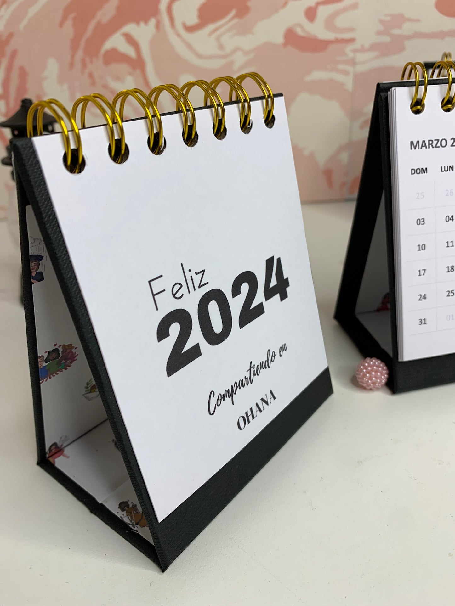 Mini Calendario de Escritorio – Esencia