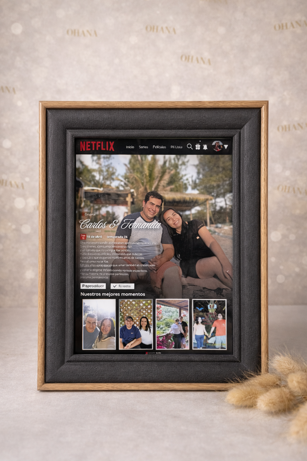 Cuadro Personalizado Estilo Plataforma Streaming Netflix